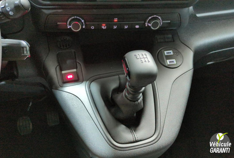 Peugeot Partner FOURGON M DIESEL 100 BVM6 3PL / CABINE EXTENSO /CAMERA / VEHICULE FRANÇAIS / -37%