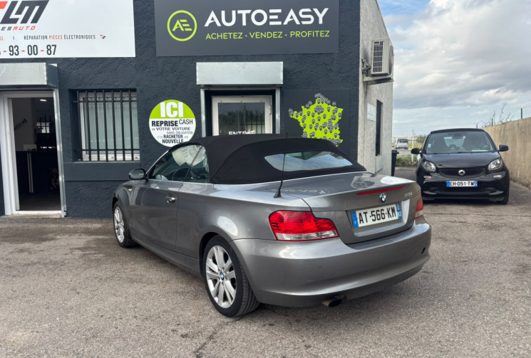 BMW Série 1 118i CABRIOLET 143 CV / EXCELLENET ETAT / INTERIEUR CUIR / GPS / BLUETOOH / SUIVI 