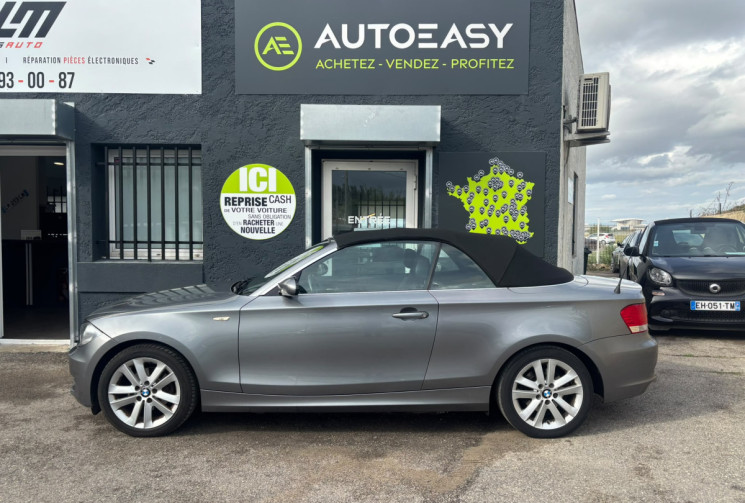 BMW Série 1 118i CABRIOLET 143 CV / EXCELLENET ETAT / INTERIEUR CUIR / GPS / BLUETOOH / SUIVI 