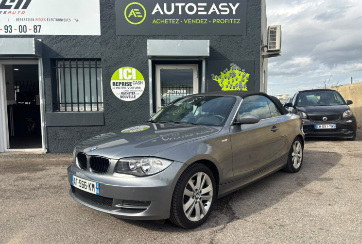 BMW Série 1 118i CABRIOLET 143 CV / EXCELLENET ETAT / INTERIEUR CUIR / GPS / BLUETOOH / SUIVI 