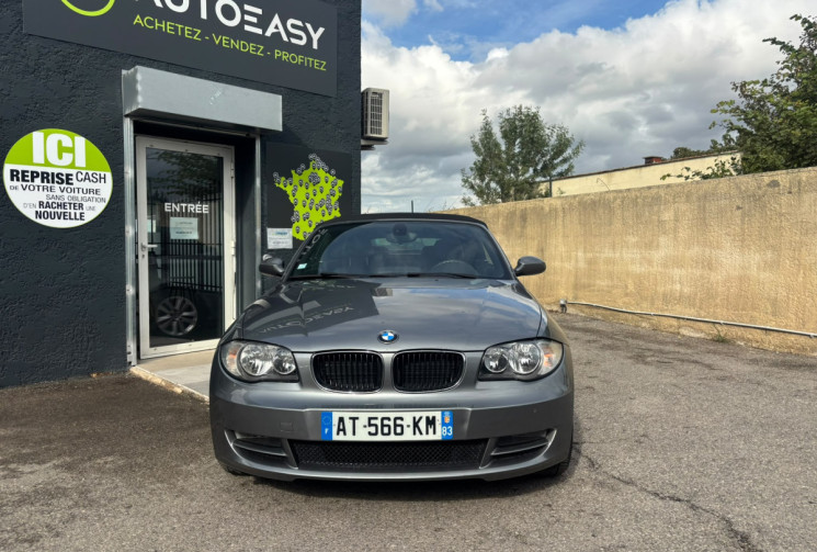 BMW Série 1 118i CABRIOLET 143 CV / EXCELLENET ETAT / INTERIEUR CUIR / GPS / BLUETOOH / SUIVI 