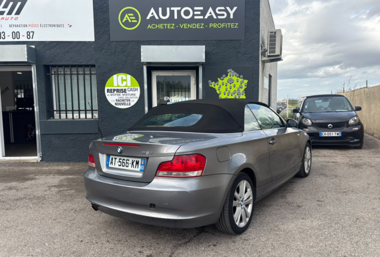 BMW Série 1 118i CABRIOLET 143 CV / EXCELLENET ETAT / INTERIEUR CUIR / GPS / BLUETOOH / SUIVI 