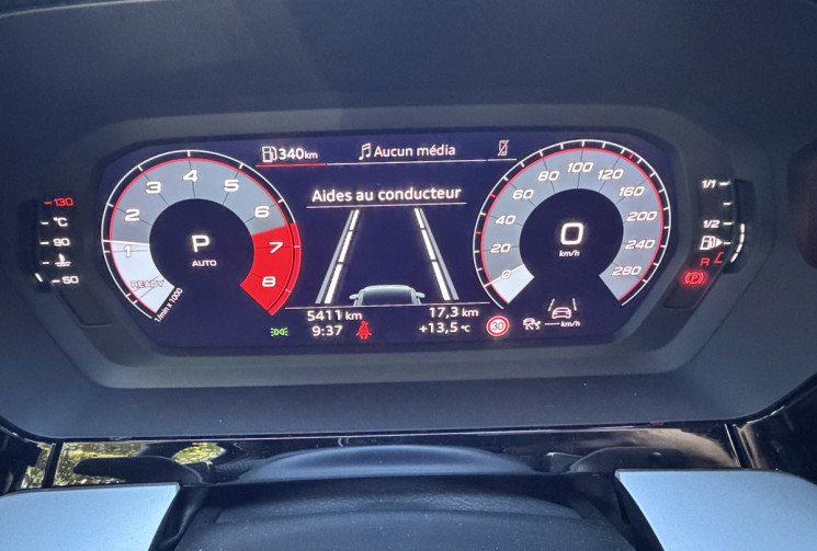 Audi A3 SPORTBACK S-Line 35 TFSi 150 S-Tronic Daytona / Toit ouvrant / Sonos / 360° / Garantie 12/27