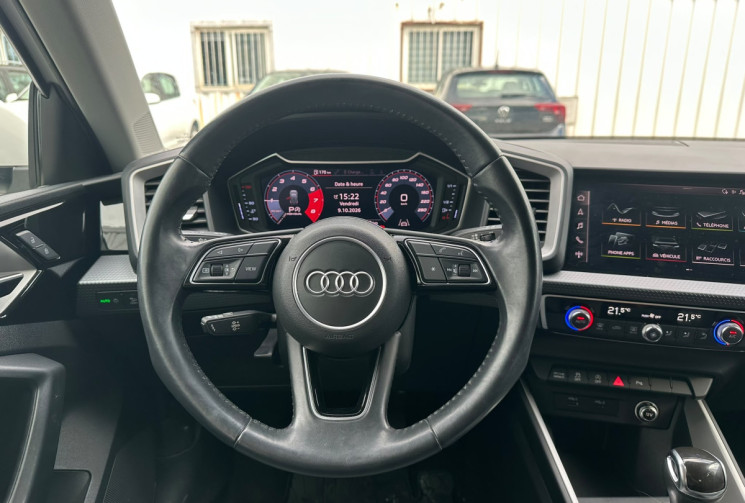 Audi A1 SPORTBACK 30 TFSI S-Tronic7 116cv Design Luxe * Virtual Cockpit * Carplay * Radars * Keyless