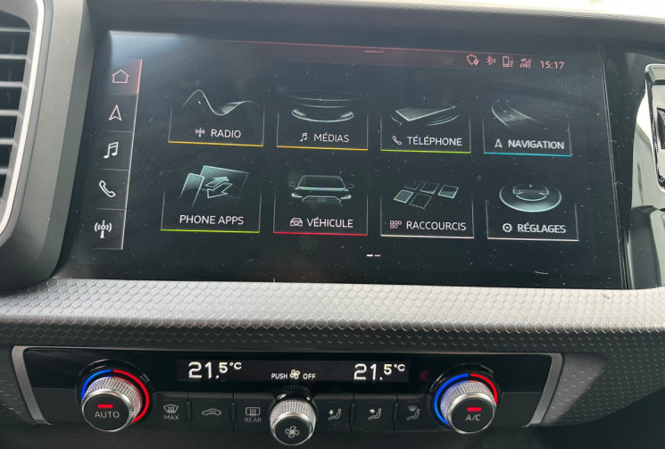 Audi A1 SPORTBACK 30 TFSI S-Tronic7 116cv Design Luxe * Virtual Cockpit * Carplay * Radars * Keyless