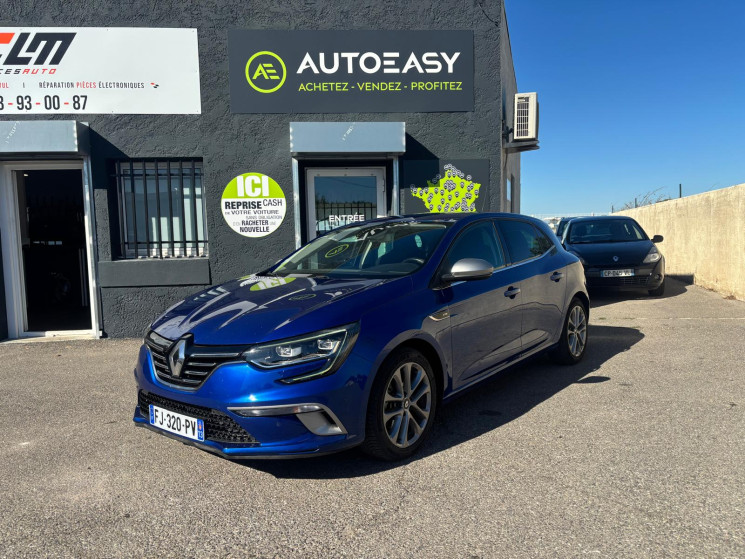 Renault Megane 1.3 Tce 160 cv GT Line BOITE AUTO ED/ APPLE CARPLAY / BLEUTHOOT/ GPS / LED D'AMBIANCE