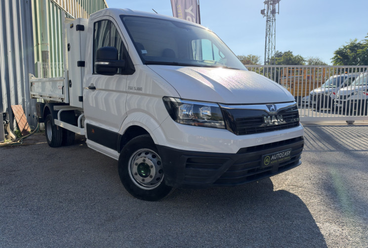 MAN TGE 5.180 177 CV + coffre+ benne basculante