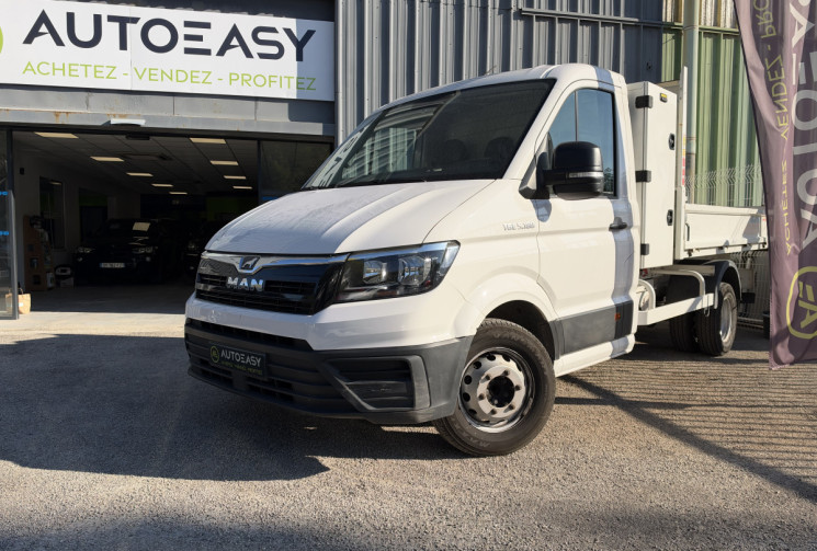 MAN TGE 5.180 177 CV + coffre+ benne basculante