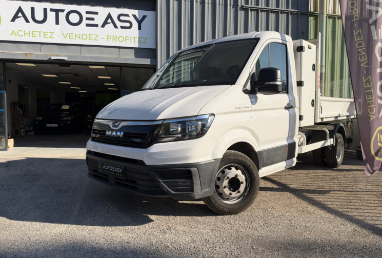 MAN TGE 5.180 177 CV + coffre+ benne basculante