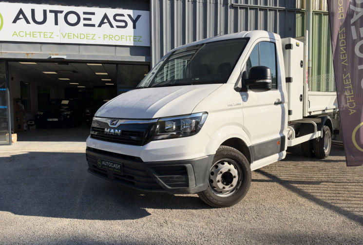 MAN TGE 5.180 177 CV + coffre+ benne basculante