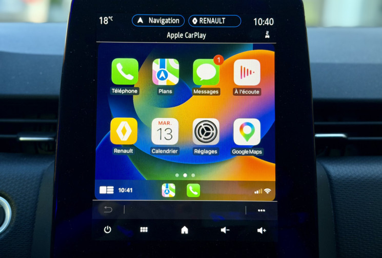 Renault CLIO V INTENS 1.3 TCe 130 EDC7 / Grand ecran / Carplay / Camera / Entretien à jour