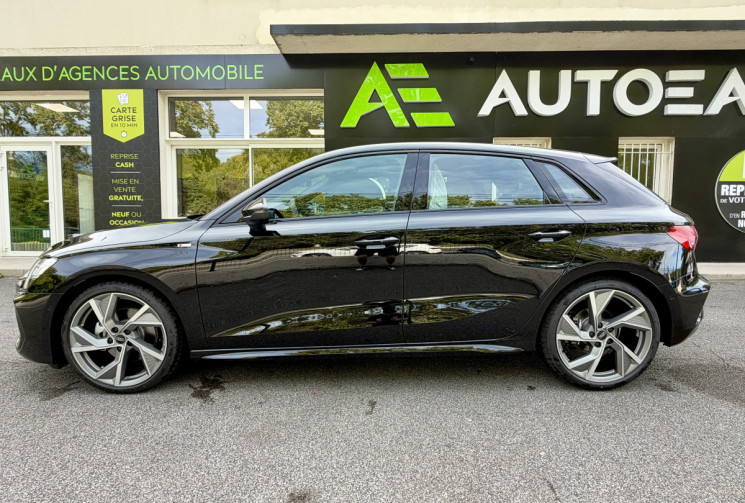 Audi A3 SPORTBACK S-Line 35 TDi 150 S-Tronic / NEUVE / Toit ouvrant / Sonos / 360° / Garantie 09/28