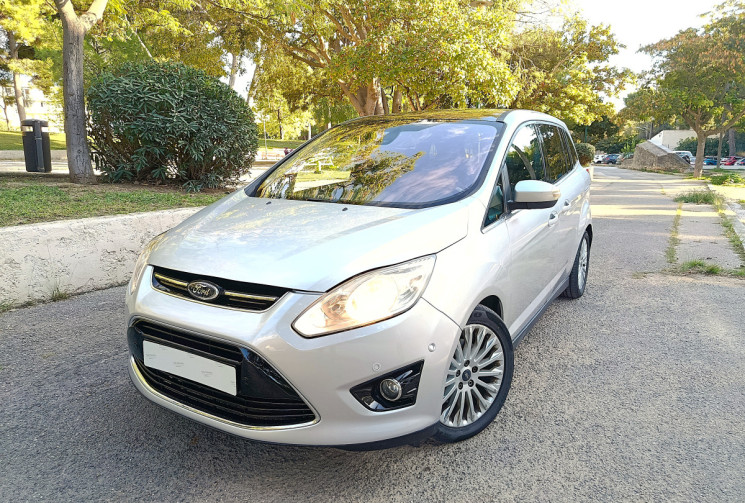 Ford GRAND C-MAX 1.6 CDTI 110 CH - 7 Places - FULL OPTION - Hayon éléc - Cuir chauffant -