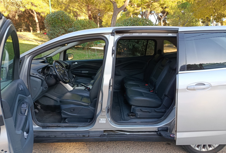 Ford GRAND C-MAX 1.6 CDTI 110 CH - 7 Places - FULL OPTION - Hayon éléc - Cuir chauffant -