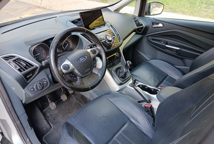 Ford GRAND C-MAX 1.6 CDTI 110 CH - 7 Places - FULL OPTION - Hayon éléc - Cuir chauffant -