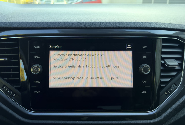 Volkswagen T-Roc 2.0 TDI 150 ch Carat DSG7-Caméra de recul-Radar Av et Ar-Entretiens OK-Garantie 6m