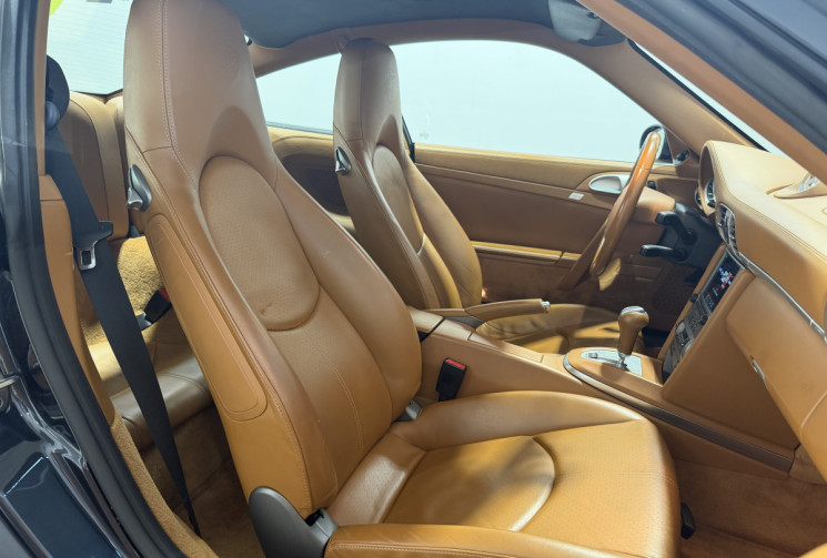 Porsche 911 (997) Carerra 4S 3.8 355 ch Toit ouvrant - Pack chrono - Tiptronic - intérieur camel