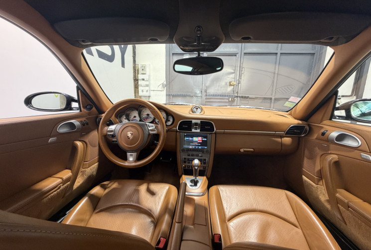 Porsche 911 (997) Carerra 4S 3.8 355 ch Toit ouvrant - Pack chrono - Tiptronic - intérieur camel