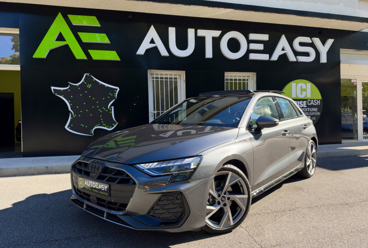 Audi A3 SPORTBACK S-Line 35 TDi 150 S-Tronic / NEUVE / Toit ouvrant / Sonos / 360° / Garantie 09/28