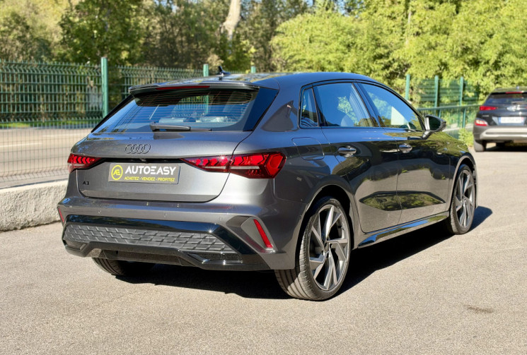 Audi A3 SPORTBACK S-Line 35 TDi 150 S-Tronic / NEUVE / Toit ouvrant / Sonos / 360° / Garantie 09/28
