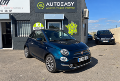 FIAT 500 1.2 69 CV CLUB DUALOGIC BOITE AUTOMATIQUE / INTERIEUR FULL CUIR / APPLE CAR PLAY / GARANTIE