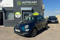FIAT 500 1.2 69 CV CLUB DUALOGIC BOITE AUTOMATIQUE / INTERIEUR FULL CUIR / APPLE CAR PLAY / GARANTIE