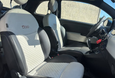 FIAT 500 1.2 69 CV CLUB DUALOGIC BOITE AUTOMATIQUE / INTERIEUR FULL CUIR / APPLE CAR PLAY / GARANTIE