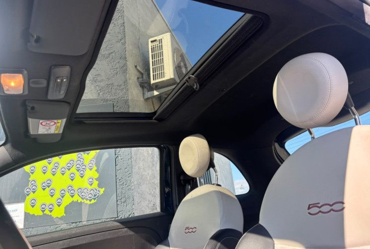 FIAT 500 1.2 69 CV CLUB DUALOGIC BOITE AUTOMATIQUE / INTERIEUR FULL CUIR / APPLE CAR PLAY / GARANTIE