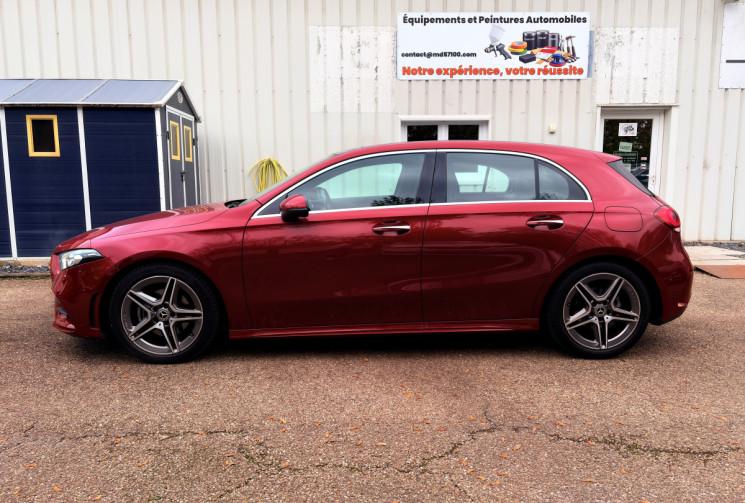 Mercedes Classe A 160 1.3 Ti 16V 109 ch-AMG Line-Toit Pano-Caméra de recul-1er Main-Sièges Chauffant