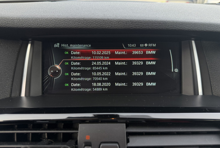BMW X4 XDRIVE 20DA 190CH XLINE / SUIVI BMW 