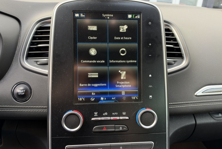 Renault GRAND SCENIC 1.7 blue dci / 170000km / 2018 / 120ch / Carplay / Affichage tête haute 