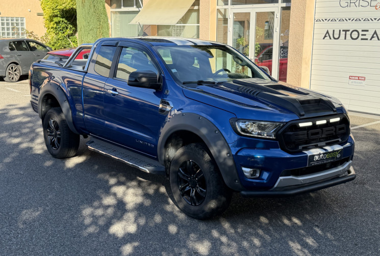 Ford Ranger Super Cabine 2.0 213 ch Limited BVA10 / Garantie 12 mois / Nombreuses options