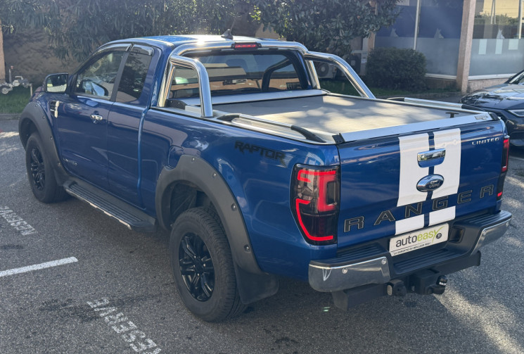 Ford Ranger Super Cabine 2.0 213 ch Limited BVA10 / Garantie 12 mois / Nombreuses options