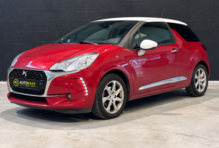 DS DS 3 1.6 BlueHDi 100cv SO CHIC 2016 / SIEGES SEMI-CUIR / BLUETOOTH / RÉGULATEUR