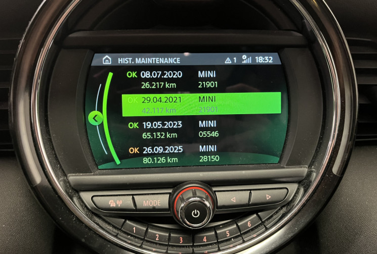 Mini Mini COOPER 136 BVA7 HEDDON STREET / 1° MAIN / SUIVI BMW / HARMAN KARDON / SELLERIE CUIR / 