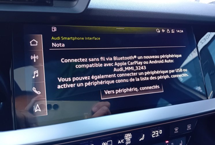 Audi A3 SPORTBACK 35 TDI 150 ch S line S tronic 7 - Toit Ouvrant - sièges chauffants - 