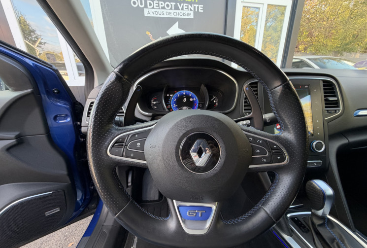 Renault Megane 1.6 tce / GT / 205ch / 87000km / Bose / HUD / Park assist / sièges chauffants / BVA