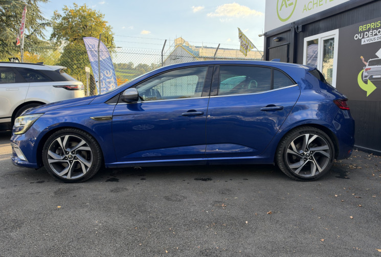 Renault Megane 1.6 tce / GT / 205ch / 87000km / Bose / HUD / Park assist / sièges chauffants / BVA