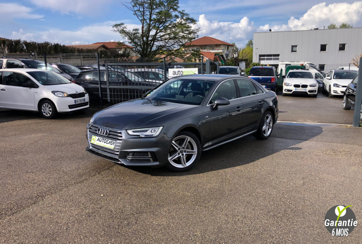 AUDI A4  (B9) 3.0 V6 TDI 218 ch / S line quattro / Virtual cockpit / 1ere main / S tronic 7