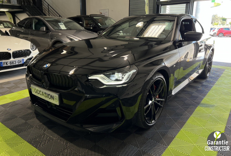 BMW SERIE 2 Coupé 220dA 190 Ch M Sport 1er Main TOIT OUVRANT / FULL LED / CAMERA 360 / CARPLAY