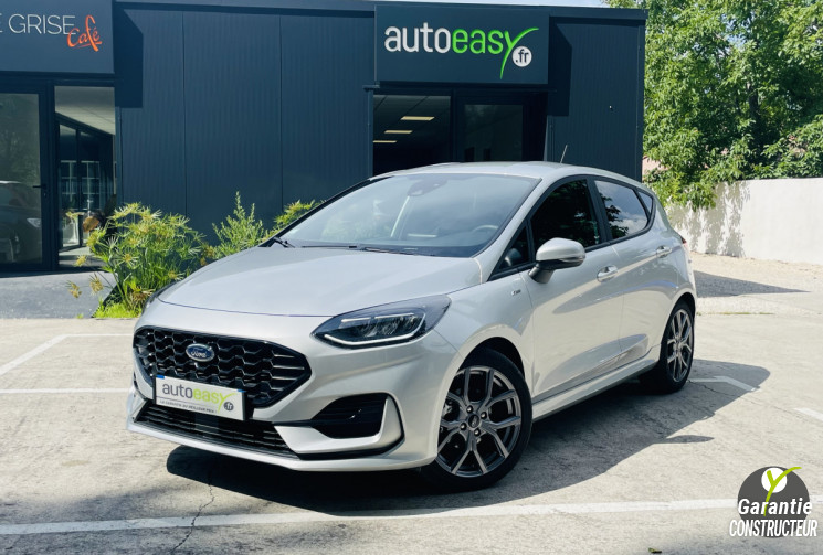 FORD FIESTA 1.0 Flexifuel 95 STLine Bio Ethanol E85 5p 1ère main AutoEasy