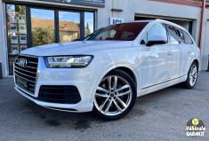 AUDI Q7 3.0 V6 TDI 272 ch S line quattro Tiptronic 7 places / TOIT OUVRANT / ALCANTARA / SUIVI AUDI 